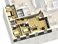 Apartment 2D / 3D View